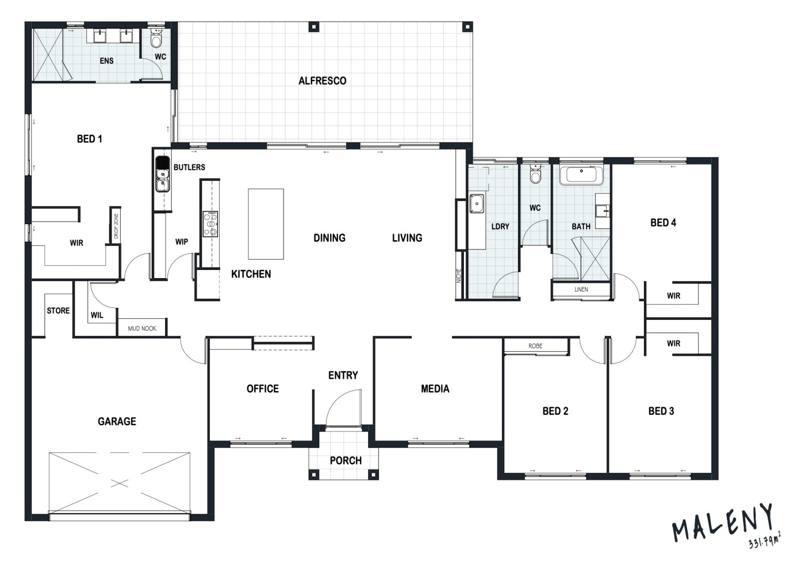 Maleny 331 concept plan