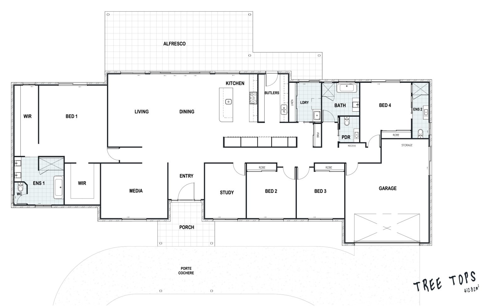 Treetops 412 concept plan